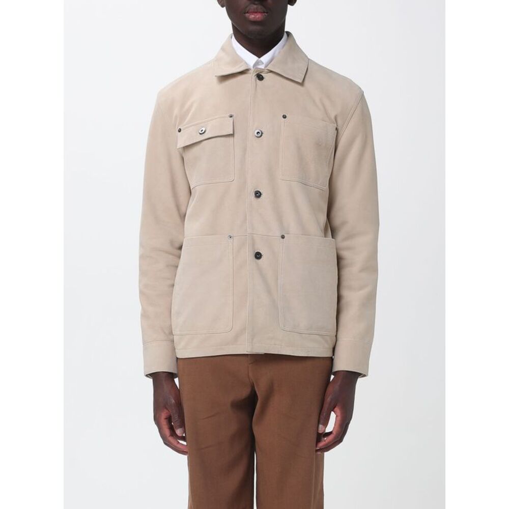 Paolo Pecora Jacket Men Beige